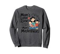 Moms Little Crew Family Mother's Day Felpa