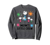 Moms Little Crew Family Mother's Day Felpa
