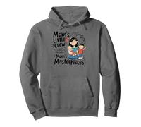 Moms Little Crew Family Mother's Day Felpa con Cappuccio