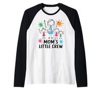 Moms Little Crew Family Mother's Day Maglia con Maniche Raglan