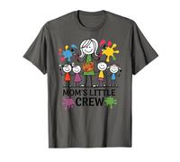 Moms Little Crew Family Mother's Day Maglietta