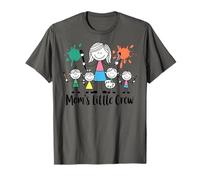 Moms Little Crew Family Mother's Day Maglietta