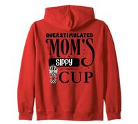 Mom's Sippy Cup Mommy's Overstimulated Moms Club Fuel Coffee Felpa con Cappuccio