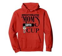 Mom's Sippy Cup Mommy's Overstimulated Moms Club Fuel Coffee Felpa con Cappuccio
