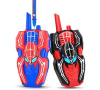 MOMSIV Spider Walkie Talkies per Bambini, Giocattoli Regalo per 3 4 5 6 7 8 9 10 anni Bambini e Ragazze Regali di Compleanno, Bambini Walkie Talkie Giocattolo Adatto per le Attività all'aperto