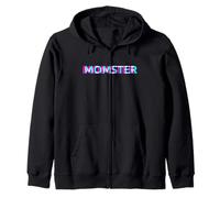 Momster Crazy Mom Halloween Spooky Mama Monster Funny Felpa con Cappuccio