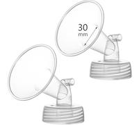 Momstouch Flangia da 30 mm compatibile con Spectra S1 S2 9 Plus Synergy Gold Tiralatte Sostituzione per parti della pompa Spectra e Flangia Spectra; Non originale; Sostituisce Spectra Shield