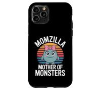 Momzilla, motivo retrò con la madre dei mostri, divertente. Custodia per iPhone 11 Pro