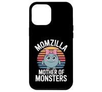 Momzilla, motivo retrò con la madre dei mostri, divertente. Custodia per iPhone 12 Pro Max
