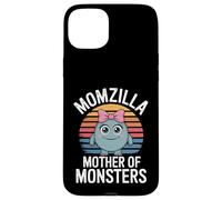 Momzilla, motivo retrò con la madre dei mostri, divertente. Custodia per iPhone 15 Plus