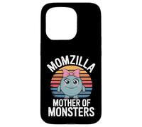Momzilla, motivo retrò con la madre dei mostri, divertente. Custodia per iPhone 15 Pro