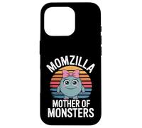 Momzilla, motivo retrò con la madre dei mostri, divertente. Custodia per iPhone 16 Pro