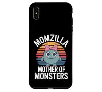 Momzilla, motivo retrò con la madre dei mostri, divertente. Custodia per iPhone XS Max