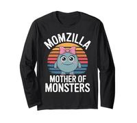 Momzilla, motivo retrò con la madre dei mostri, divertente. Maglia a Manica