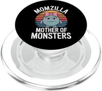 Momzilla, motivo retrò con la madre dei mostri, divertente. PopSockets PopGrip per MagSafe