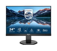 Philips 240B9 USB Hub Monitor 24 pollici WUXGA, 75Hz, IPS, 4ms GtG, altezza regolabile, Speakers,TBC, (1920x1200 HDMI 1x 1.4 DP 1x 1.2) nero