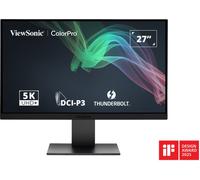 ViewSonic VP2788-5K 5K Monitor 27 Pollici, Monitor Professionale per MacBook, 100W Thunderbolt 4, ΔE＜2, 99% DCI-P3, 218 PPI, HDR 400, IPS, Supporto regolabile, Convalidato Pantone, USB-C, HDMI, DP
