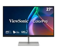ViewSonic ColorPro VP2766-2K Monitor 27" 2K QHD, convalida Pantone, Delta E<2, 100% sRGB, 90W USB-C, 120Hz, Monitor creativo per progettazione grafica e editing video, ergonomico, TUV Flicker Free