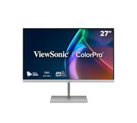 ViewSonic ColorPro VP2766-2K-W Monitor 27" 2K QHD, convalida Pantone, Delta E<2, 100% sRGB, 90W USB-C, 120Hz, Monitor creativo per progettazione grafica e editing video, ergonomico, TUV Flicker Free