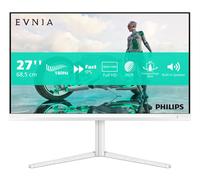 PHILIPS Evnia 27M2N3201A - Monitor da gioco Full HD da 27 pollici, 180 Hz, 0,5 ms, FreeSync Prem., G-Sync Comp., HDR10 (1920x1080, 2x HDMI, DisplayPort) bianco
