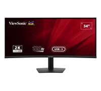 ViewSonic VA3420C-Office Curved Monitor - UWQHD, regolazione in altezza 120 Hz, Power Delivery 96 Watt
