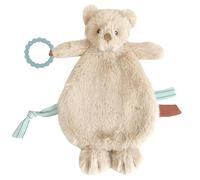 MON AMI Baldwin Bear Massaggiagengive Lovey, coperta di sicurezza per | peluche a forma di orso, massaggiagengive in silicone, design a coperta amorevole, giocattolo sensoriale calmante