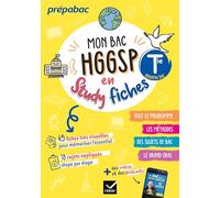Mon bac HGGSP en studyfiches - Tle générale Bac 2027: fiches visuelles et quiz pour réussir le bac