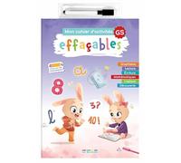 Mon cahier d'activités effaçables GS: Conçu par des enseignants