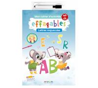 Mon cahier d'activités effaçables - Lettres majuscules MS-GS: Conçu par des enseignants