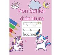 Mon cahier d'écriture: Un grand cahier de jeux et d'activités dès 3 ans - Apprendre a écrire, dessiner, colorier, divers jeux éducatifs - idéal pour la maison ou en voyage