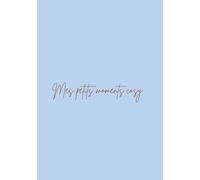 Mon carnet cosy bleu pastel: Mes petits moments cosy