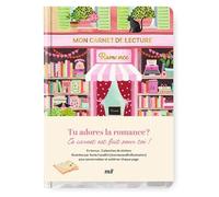 Mon carnet de lecture romance: Avec 2 planches de stickers