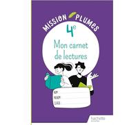 Mon carnet de lectures 4e Mission plumes