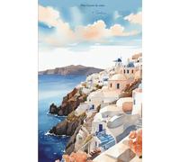 Mon carnet de notes à Santorin: 100 pages lignées A5 - Le soleil de Santorin - Voyage en Grèce - pour notes personnelles