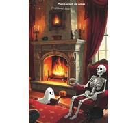 Mon carnet de notes Mortellement hanté: 100 pages lignées format A5 - Journal personnel sur le thème d'Halloween
