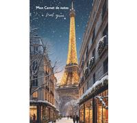 Mon carnet de notes Noël givré: 100 pages lignées A5 - Sur le thème de Noël et des Fêtes