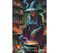 Mon carnet de notes Sortilèges secrets: 100 pages lignées A5 - Journal personnel sur le thème d'Halloween