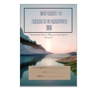 MON CARNET DE PRIERES ET DE GRATITUDES 2026: "Persévérez dans la prière, veuillez-y avec actions de grâces" Colossiens 4:2
