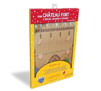 Mon château fort à déplier, colorier et décorer !: avec un dépliant à compléter, une planche d'autocollants et un livret