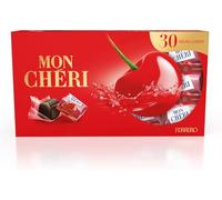 Mon Chéri - 30 Specialità al Cioccolato Fondente Con Ripeno al Liquore e Ciliegia, Senza Glutine, Idea Regalo, Confezione da 305 gr