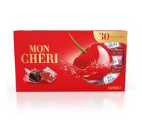 Mon Chéri - 30 Specialità al Cioccolato Fondente Con Ripeno al Liquore e Ciliegia, Senza Glutine, Idea Regalo, Confezione da 305 gr