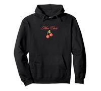 Mon Cheri Enchanted Paris France Cherry Nouveau Felpa con Cappuccio