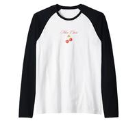Mon Cheri Enchanted Paris France Cherry Nouveau Maglia con Maniche Raglan