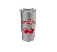 "Mon Chéri" Espressione francese che significa My Darling Bicchiere termico in acciaio inox doppia parete