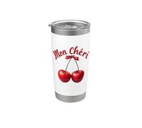 "Mon Chéri" Espressione francese che significa My Darling Bicchiere termico in acciaio inox doppia parete