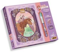 Mon coffret carnet Ranch Vanille: Avec 1 joli carnet, 1 charm, et 1 stylo bic 4 couleurs