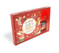 Mon coffret créatif dragons à colorier: Avec un livre de coloriage, 5 feutres et 3 pochoirs