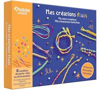 Mon coffret d'artiste - mes créations fluos: Coffret avec 6 modèles de porte-clés ou de bracelets