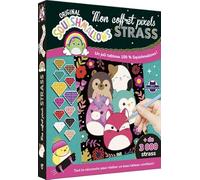 Mon coffret pixels strass Squishmallows: Avec + de 3 000 strass