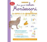 Mon grand cahier Montessori des sons et des graphèmes